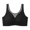 Women's Sexy Lace Cotton Wireless Double-Layer Soft-Cup Bra view 4