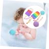 Shaped Bath Sponges with Hanging Straps, 4-Pack view 4