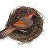 Handcrafted Woven Bird Breeding Nest House for Small Pets view 1