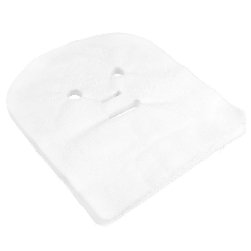 BELLIFFY 100-Piece White Cotton Gauze Facial Masks