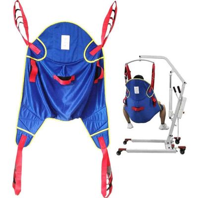 Transfer Patient Sling, Padded U-Shaped Lift Sling with Head Support