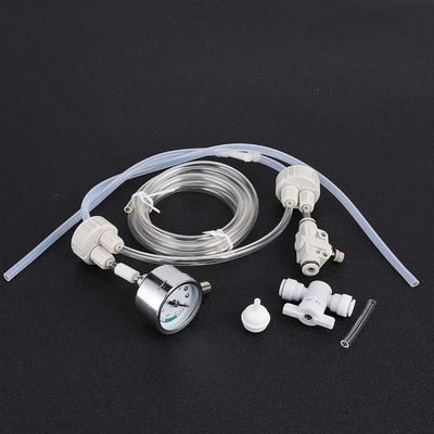 Matybobe Aquarium Plant Tank CO2 System Pro Tube, Valve, Gauge & Bottle Cap Kit for DIY