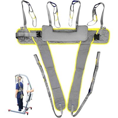 Breathable Full-Body Patient Lift Sling for Rehabilitation and Walking Training