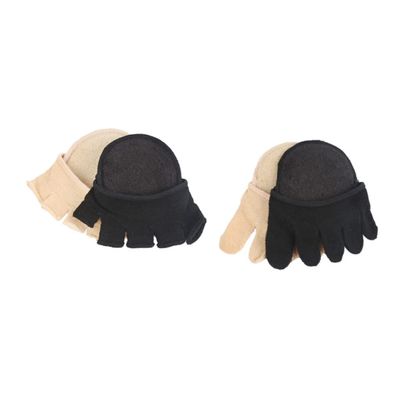 GARVALON Invisible Toe Socks with Heel Cover, 2 Pairs, Cotton