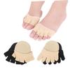 GARVALON Invisible Toe Socks with Heel Cover, 2 Pairs, Cotton view 3