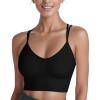 Women's Sexy Cotton Wire-Free Double-Layer Soft-Cup Bra, Soft, Comfortable, Seamless and Opaque view 2