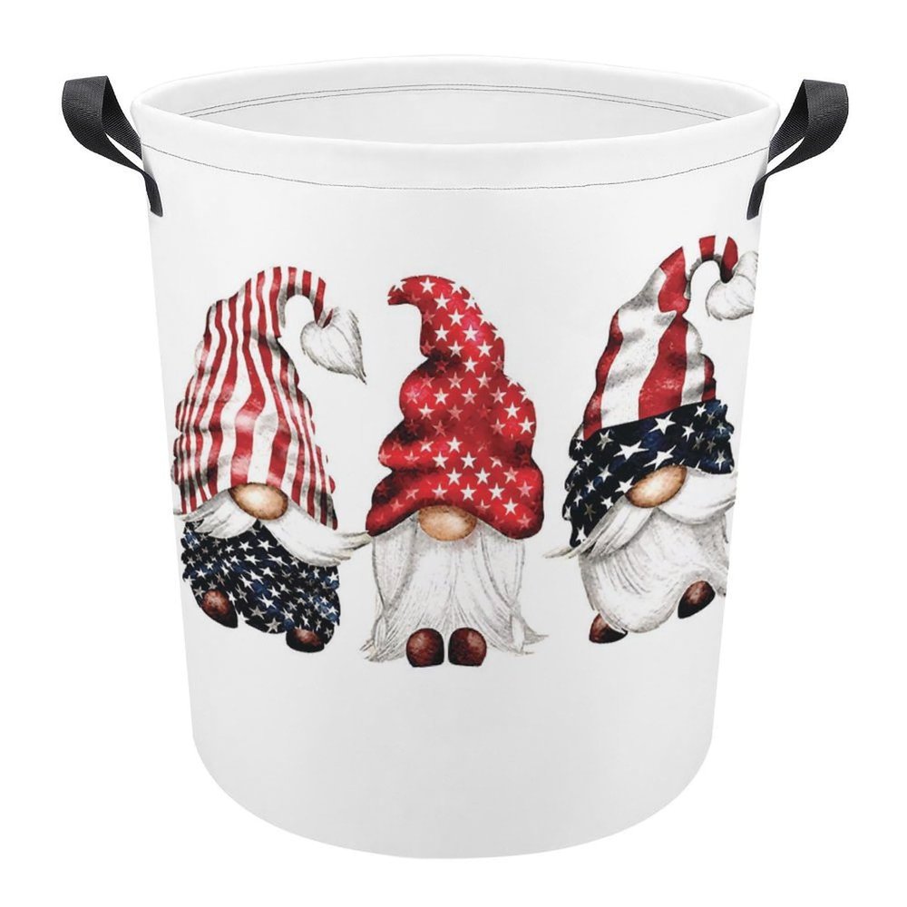 July 4th Laundry Basket, Stylish Storage Basket for Clothes and Toys, 34 x 42 cm