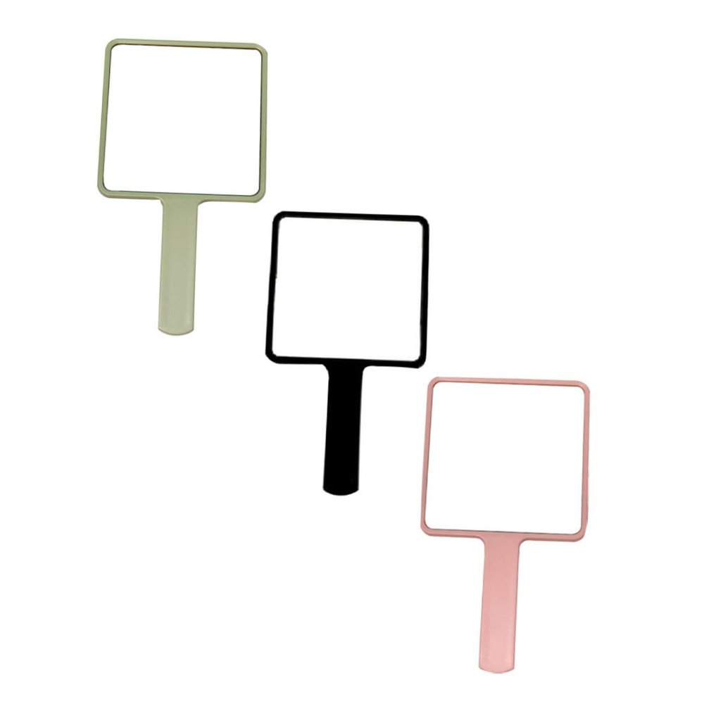 FRCOLOR 3-Piece Portable Handheld Makeup Mirror Set