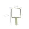 FRCOLOR 3-Piece Portable Handheld Makeup Mirror Set view 2