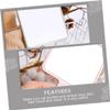 FRCOLOR 3-Piece Portable Handheld Makeup Mirror Set view 4