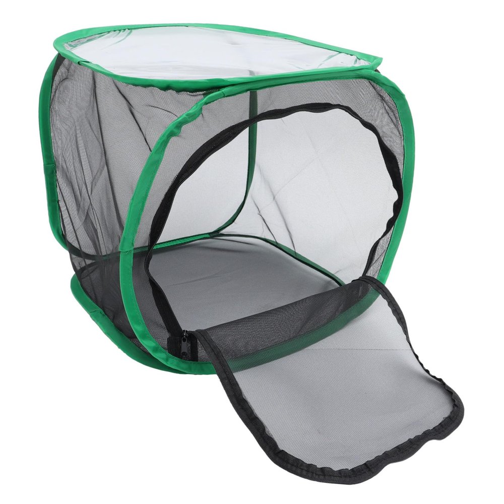 Toddmomy Foldable Transparent Insect Cage and Butterfly Net Habitat