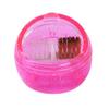Portable Plastic Cleaning Brush Box for Nail Drill Bits view 1
