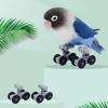 Bird Training Toy Set with Roller Skates for Parrots, Budgies and Cockatiels view 3