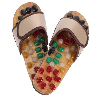 Foot Massage Slippers, 1 Pair, EVA and PVC for Home