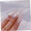 PAMINGONO White Resin Camellia Nail Charms, 1 Box view 2