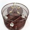 CWCQGH Bird Cage, Small Bird Perch Cage, Wooden Bird Cage, Mahogany, Living Floor, Display Bird Cage, Parrot Cage, A-1 cm L x 1 cm W x 1 cm H view 4