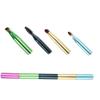 FRCOLOR Portable 4-in-1 Makeup Brush with Detachable Nylon Tip and Metal Handle view 4
