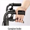 GddOGUK Active Wheelchair, Foldable Carbon Steel Transport Wheelchair view 3