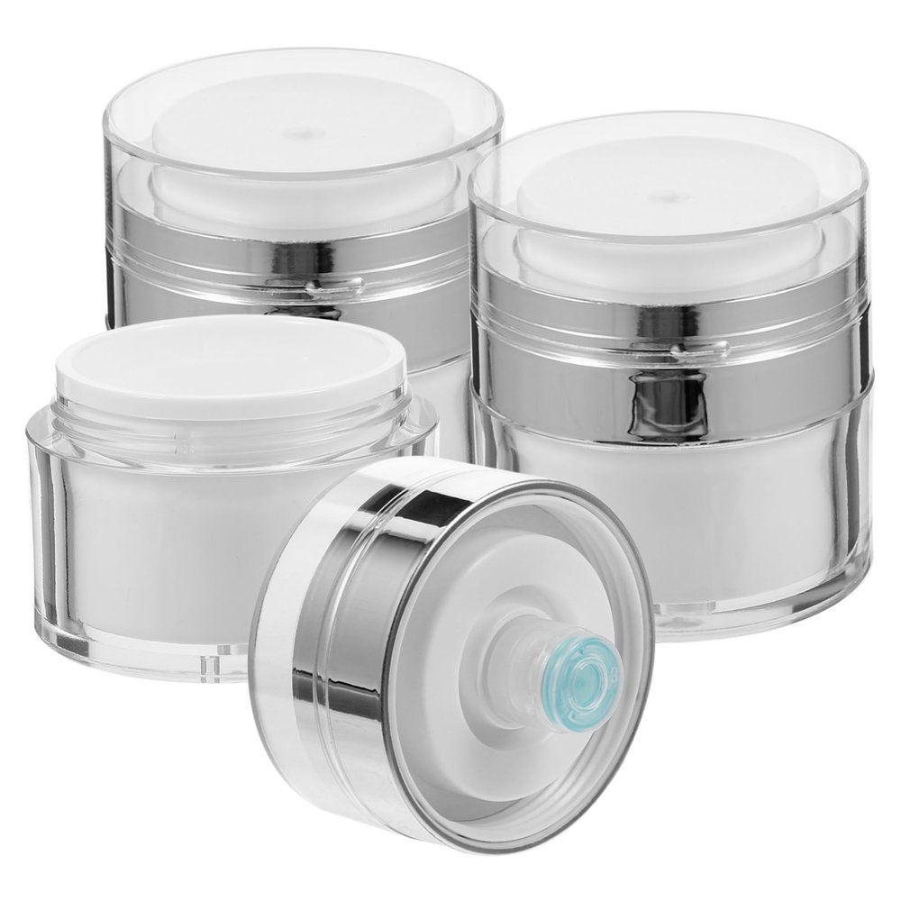 15 g Silver PET Airless Pump Container
