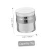 15 g Silver PET Airless Pump Container view 2