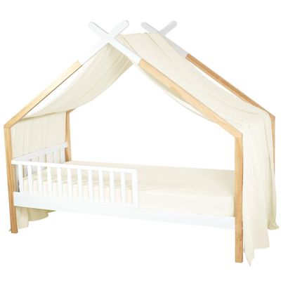 Sevira Kids Bed Canopy, Cotton Gauze, Made in France