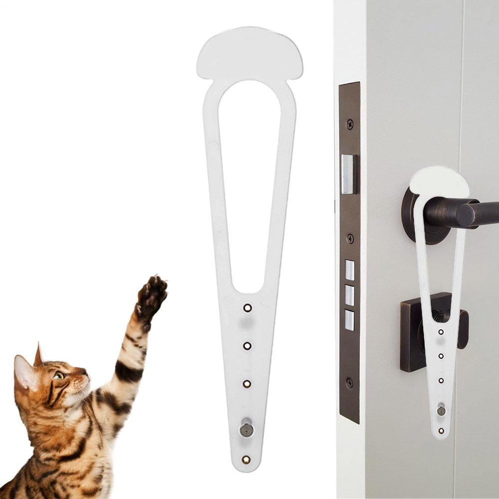 Cat Door Lock with Rabbit Design
