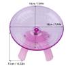 Fydun Plastic Wheel, Quiet Exercise Wheel for Mice and Hamsters, Pink (PINK) view 4