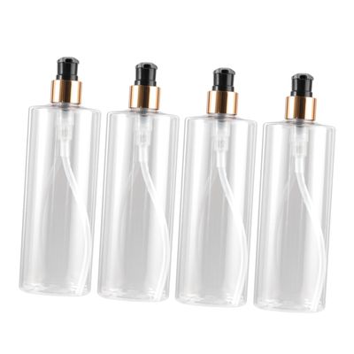 4-Pack 500 ml Empty Refillable Plastic Lotion Bottles