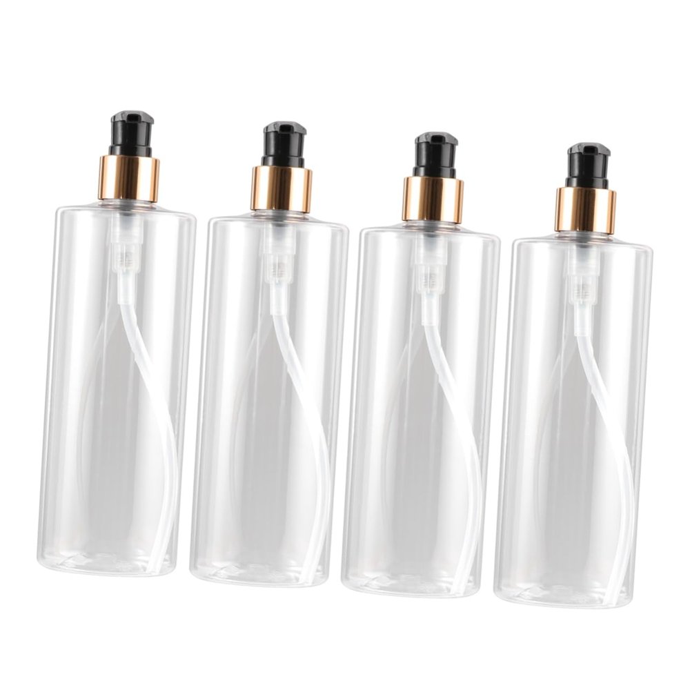 4-Pack 500 ml Empty Refillable Plastic Lotion Bottles