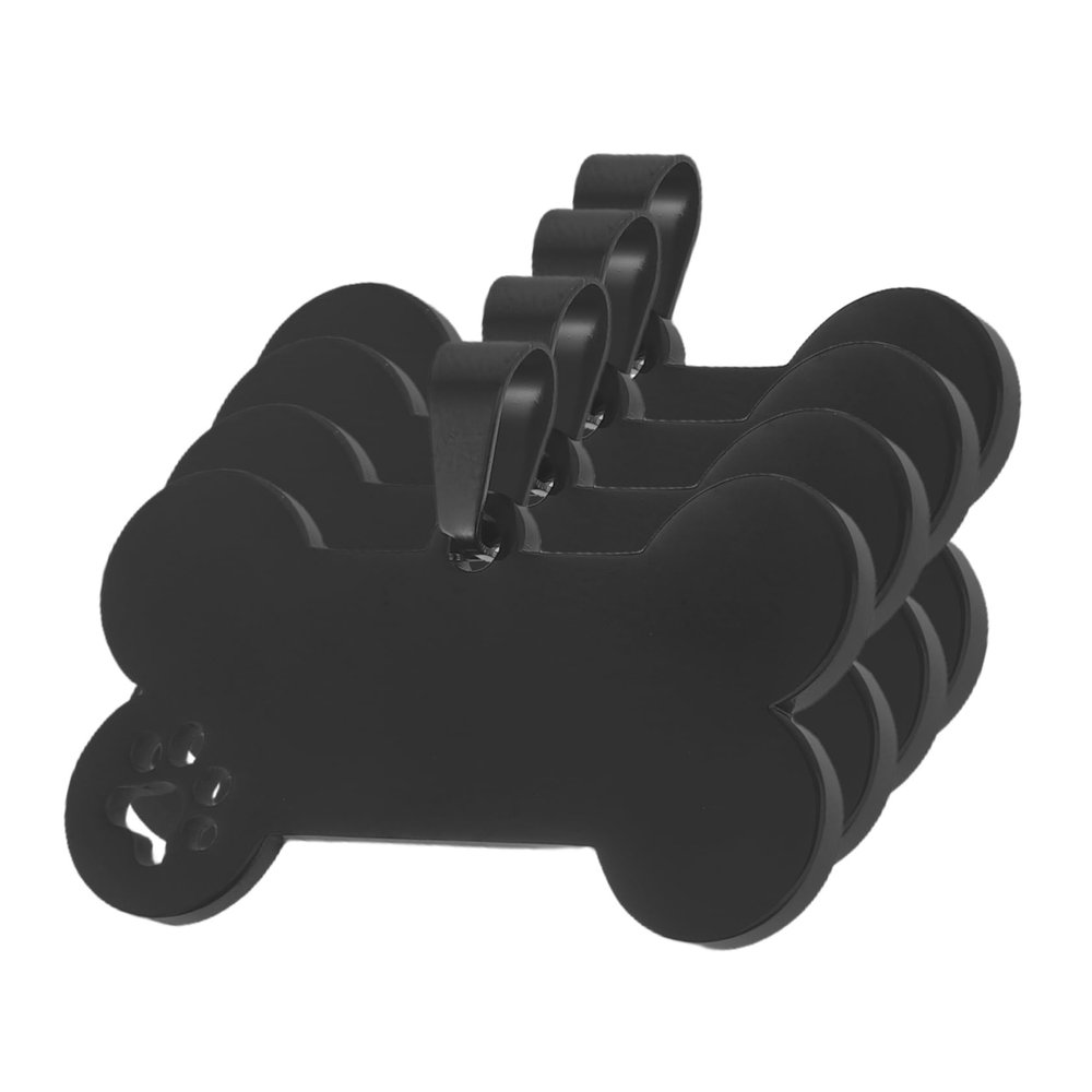Happyyami 4-Pack Blank Dog Tags
