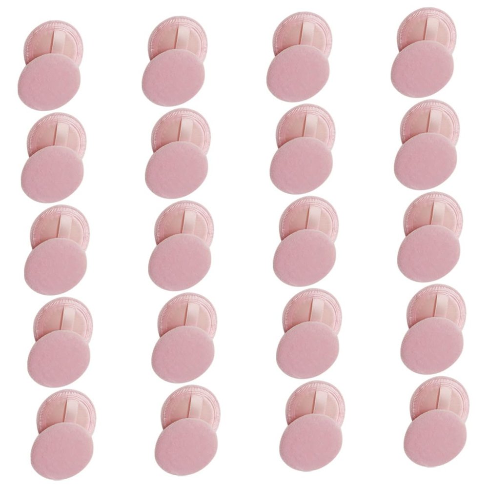 FRCOLOR 20-Piece Powder Puffs for Loose Powder Makeup