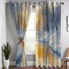 CEDNXOER Thermal Blackout Curtains, Cartoon Forest, 2-Piece Set, White, 245 x 140 cm view 2