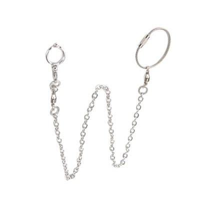 Yardwe Stainless Steel Split-Ring Bird Leg Band and Leash for Parrots