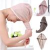UYFRD Microfiber Hair Drying Cap, Turban, Pink view 2