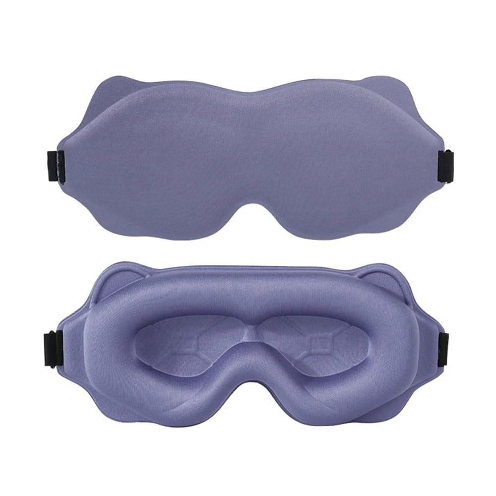 UYFRD 3D Light-Blocking Sleep Mask, Purple