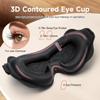 UYFRD 3D Light-Blocking Sleep Mask, Purple view 3