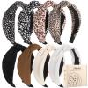 obeoby Women's Headbands, 8-Pack, Leopard Knot Headbands for Women and Girls view 1