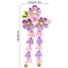 Umibow Japanese-Style Flower Tassel Hair Clips, Tsumami Kanzashi, Hanfu Cosplay, 4-Piece Set view 2