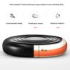 ZHOUXIAO White PU Leather Round Rolling Stool with Footrest view 3