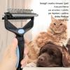 Cat Comb for Tangles - Pet Grooming Brush view 3