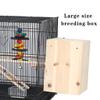 sjdoPulse Black Iron Bird Cage with Feeding Box, Stand, Perch and Separate Mesh Compartment, 60 cm view 3