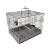 Sturdy Square Stainless Steel Bird Cage with Bath Tray view 1