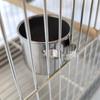 Sturdy Square Stainless Steel Bird Cage with Bath Tray view 3