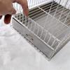 Sturdy Square Stainless Steel Bird Cage with Bath Tray view 4