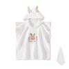 HAGOT Baby Bath Poncho with Hood, 0–3 Years, White view 1