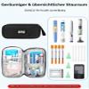 YOUSHARES Insulin Pen Case with 2 TSA Cooling Packs and Temperature Display, Insulated Medication Cooler Bag for Travel, Diabetes Supplies Case (Black) view 3