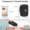 YOUSHARES Insulin Pen Case with 2 TSA Cooling Packs and Temperature Display, Insulated Medication Cooler Bag for Travel, Diabetes Supplies Case (Black) view 4