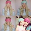 LHSJYG Women's Winter Warm Knitted Headband with Bow view 2