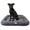 BOUTIQUE ZOO Waterproof Washable Codura Dog Bed, Indoor & Outdoor, Graphite, XL 105 x 85 cm view 1