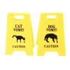 Cat and Dog Vomit Sign view 1